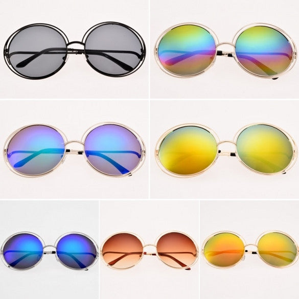 Women Retro Style Casual Round Eyewear Sunglasses - Oh Yours Fashion - 1