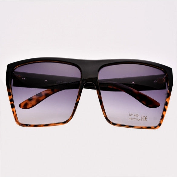 Unisex Retro Style Square Plastic Oversized Frame Eye Glasses Sunglasses - Oh Yours Fashion - 4