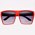 Unisex Retro Style Square Plastic Oversized Frame Eye Glasses Sunglasses - Oh Yours Fashion - 5