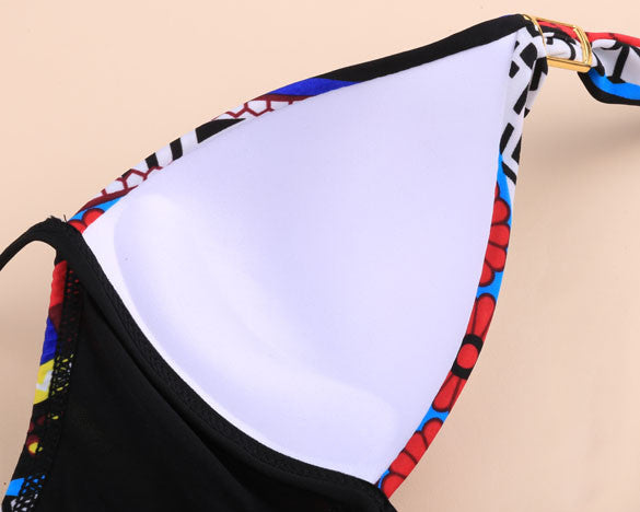 One Piece Bohemia Padded Bandage Backless Bikini Swimwear - OhYoursFashion - 8