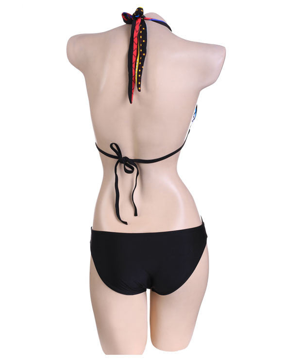 One Piece Bohemia Padded Bandage Backless Bikini Swimwear - OhYoursFashion - 7