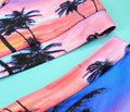 Floral Print Bandage Crop Top with Short Bikini Set Activewear - OhYoursFashion - 5