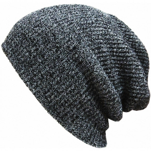 New Fashion Wool Blend Knit Unisex Men Women Beanie Oversize Spring Fall Winter Hat Ski Cap - Oh Yours Fashion - 4