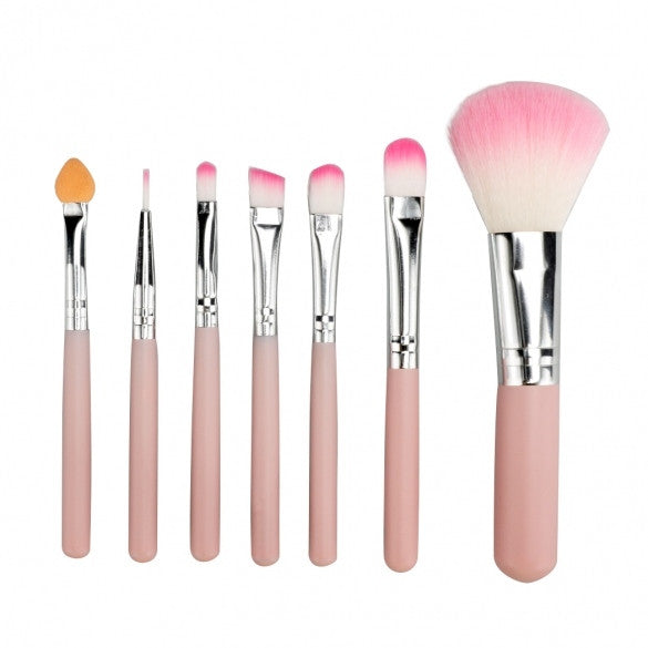 7PCS Professional Makeup Brush Set Cosmetic Brushes Eye And Face Makeup Brush Tool - Oh Yours Fashion