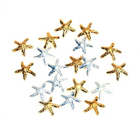 Beautiful 20 PCS 3D Alloy Starfish Shape Nail Art Decoration Nail Ornament - Oh Yours Fashion - 1