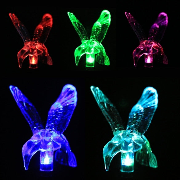New LED Solar Stake Garden Stake Lights Changing Color Solar Light Lamp - Oh Yours Fashion - 1