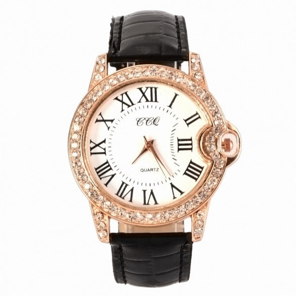 Hot Fashion Practical 6 Colors Adjustable Synthetic Leather Strap Women Watches - Oh Yours Fashion - 1