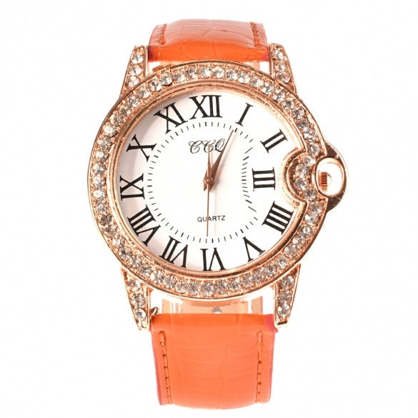 Hot Fashion Practical 6 Colors Adjustable Synthetic Leather Strap Women Watches - Oh Yours Fashion - 5