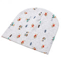 Fashion Infant Newborn Baby Unisex Hats Cute Lovely Print Beanies Cap Hat With Bib - Oh Yours Fashion - 7