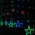 Fashion 12 Star Shape LED Flash Lights Party Wedding Festival Decorations Strobe Curtain Night Lights - Oh Yours Fashion - 3