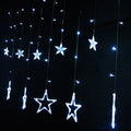Fashion 12 Star Shape LED Flash Lights Party Wedding Festival Decorations Strobe Curtain Night Lights - Oh Yours Fashion - 5