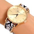 Handmade Braided Casual Women Friendship Bracelet Watch Round Dial Quartz Wrist Watch - Oh Yours Fashion - 2