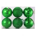 New 6Pcs 78mm Acrylic Polishing Sequins Matte Christmas Tree Decor Hanging Ball Party Festival Supplier - Oh Yours Fashion - 4