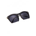 Korean Unisex Retro Large Half-frame Sunglasses - Oh Yours Fashion - 6