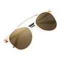 Vintage Style Unisex Mirror Lens Sunglasses Glasses Eyewear Metal Frame - Oh Yours Fashion - 4
