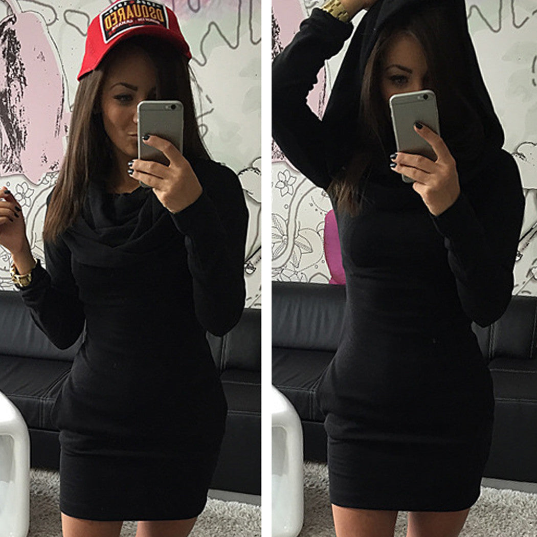 Long Sleeves Bodycon Hooded Short Sweater Activewear - OhYoursFashion - 6