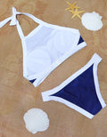Halter Bandage Push-up Padded Bikini Beachwear - OhYoursFashion - 6