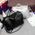 Women Fashion Retro Large Capcity Solid Handbag Tote Shoulder Bags - Oh Yours Fashion - 3