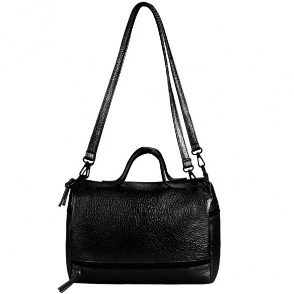 Women Fashion Retro Large Capcity Solid Handbag Tote Shoulder Bags - Oh Yours Fashion - 2