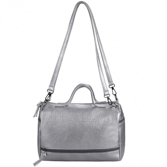 Women Fashion Retro Large Capcity Solid Handbag Tote Shoulder Bags - Oh Yours Fashion - 4