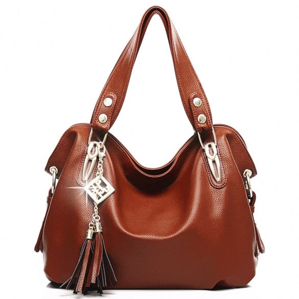 Women's Fashion Casual Leather Handbags Totes Purses 4 Colors - Oh Yours Fashion - 3