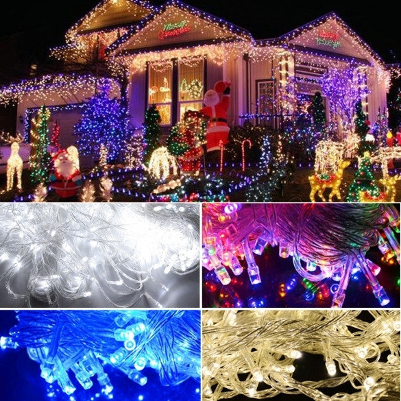 New 50M 250 LED Outdoor Light Christmas String Fairy Wedding Party String Lamp Light - Oh Yours Fashion - 1