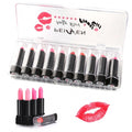 10 Colors Makeup Lipstick Lip Balm Pencil Beauty Long Lasting Lip Stick Set Kit - Oh Yours Fashion - 3