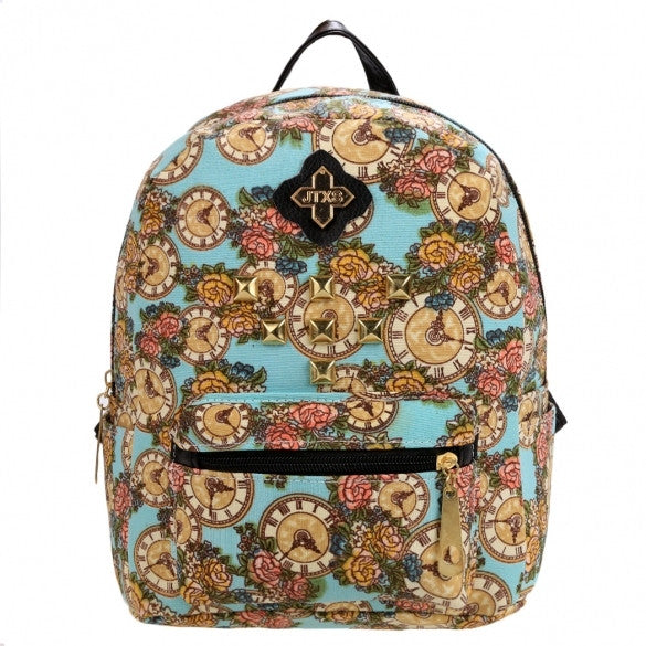 Women Ladies Girls Floral Mini Bookbag Travel Backpack - Oh Yours Fashion - 3