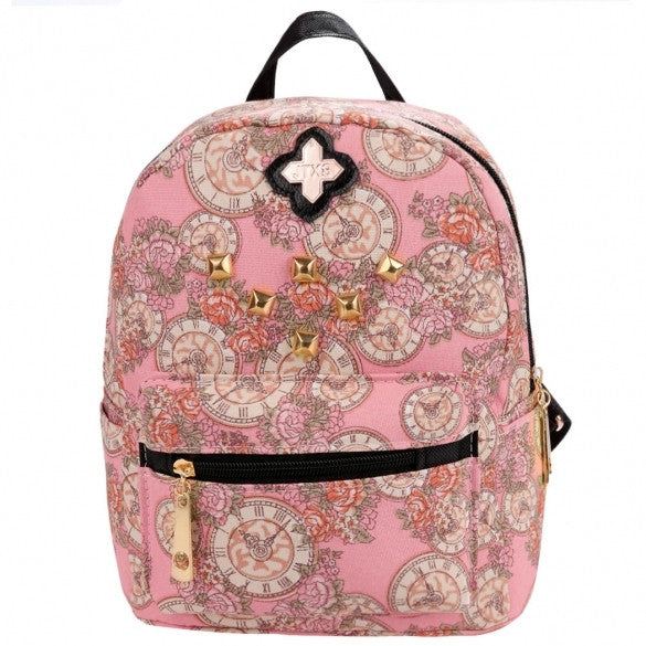 Women Ladies Girls Floral Mini Bookbag Travel Backpack - Oh Yours Fashion - 5