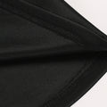 Long Sleeves Zipper High Waist Pleated Little Black Dress - OhYoursFashion - 6
