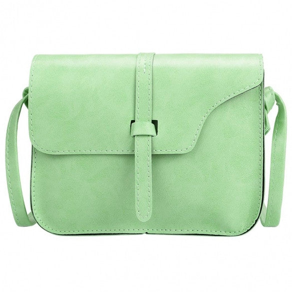 Women Fashion Retro Synthetic Leather Mini Solid Handbag Cross Body Shoulder Bags - Oh Yours Fashion - 6
