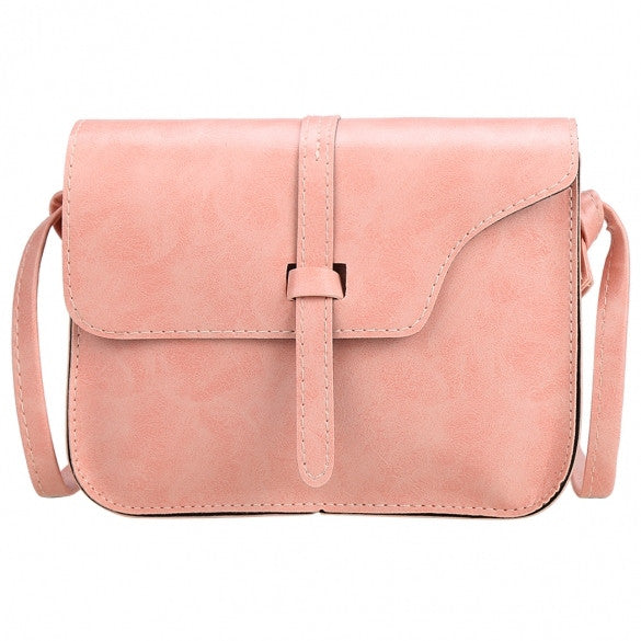 Women Fashion Retro Synthetic Leather Mini Solid Handbag Cross Body Shoulder Bags - Oh Yours Fashion - 7