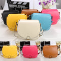 Candy Color Women Synthetic Leather Shoulder Strap Cross Mini Small Bag Messenger Tote - Oh Yours Fashion - 3