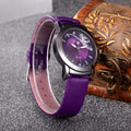 Fashion Classic Women Watch Round Dial Quartz Wristwatch Synthetic Leather Band - Oh Yours Fashion - 6