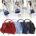 Retro Women Synthetic Leather Shoulder Strap Casual Small Bag Messenger Tote - Oh Yours Fashion - 12