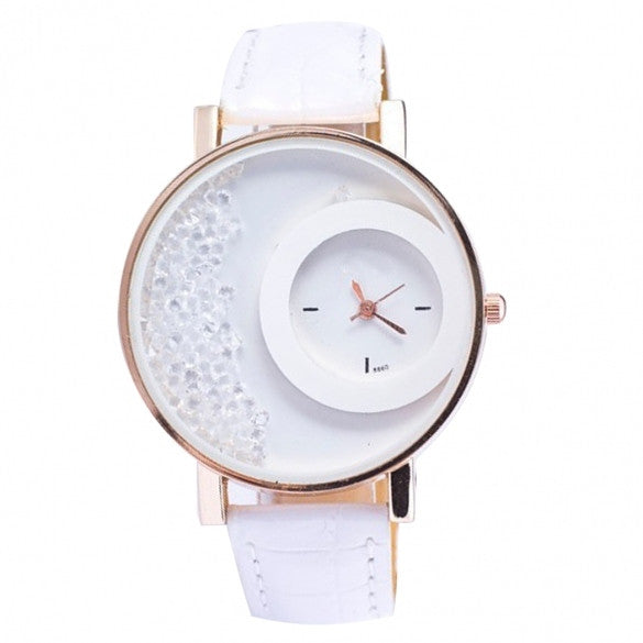 5 Colors Synthetic Leather Strap Analog Quartz Wrist Watch - Oh Yours Fashion - 6