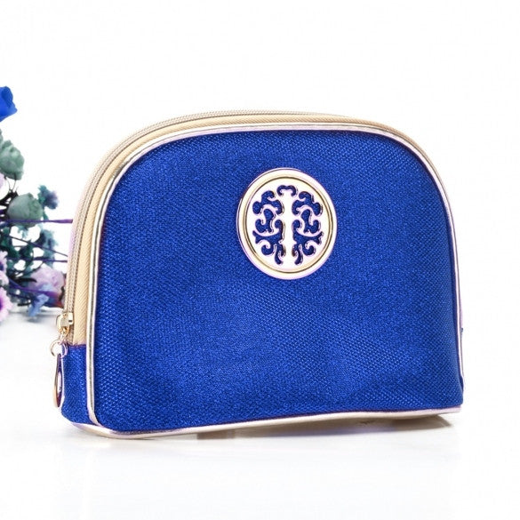 Women Portable Travel Bling Bling Zipper Cosmetic Makeup Bag Toiletry Case - Oh Yours Fashion - 1