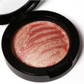 6 Colors Cheek Makeup Baked Blush Bronzer Blusher With Blush Brush - Oh Yours Fashion - 7