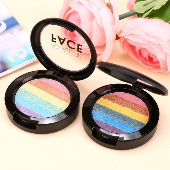 Makeup Cosmetic Highlighter 6 Color Shimmer Powder Contour Eyeshadow Blush - Oh Yours Fashion - 1