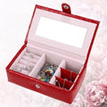 Portable Jewelry Box Plate Studs Earrings Storage Case Jewelry Packaging Display Box
