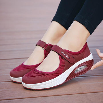 Casual Breathable Slip On Sneakers Flats