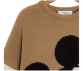 Mickey Print Fashion Scoop Long Sleeve Loose Students Sweater - Oh Yours Fashion - 10