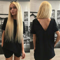 Short Sleeves Pure Color Blouse Shorts Two Pieces Suits - Oh Yours Fashion - 5