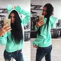 Solid Candy Color Zipper Cute Short Hooded Coat - Oh Yours Fashion - 5