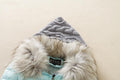 Knitted Splicing Hooded Down Coat - OhYoursFashion - 8