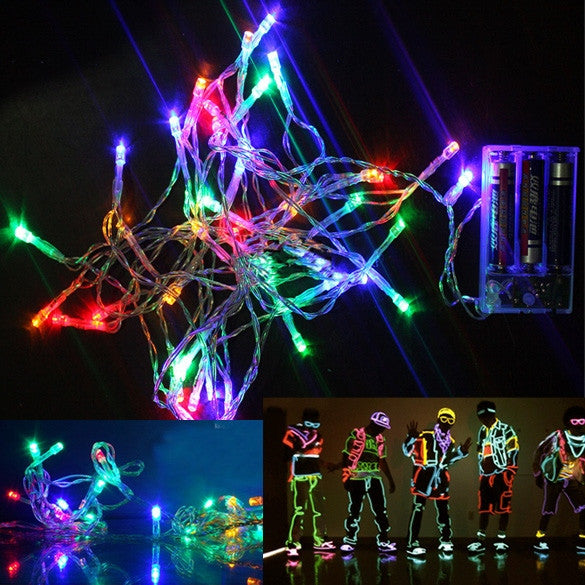 New AA Battery Colorful 4M 30 LED String Fairy Party Festival Decor Lamp Bulb - Oh Yours Fashion