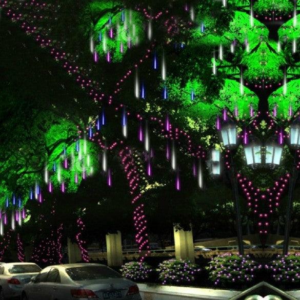 20CM Meteor Shower Rain Tubes LED Light For festival Wedding Garden Decoration - Oh Yours Fashion