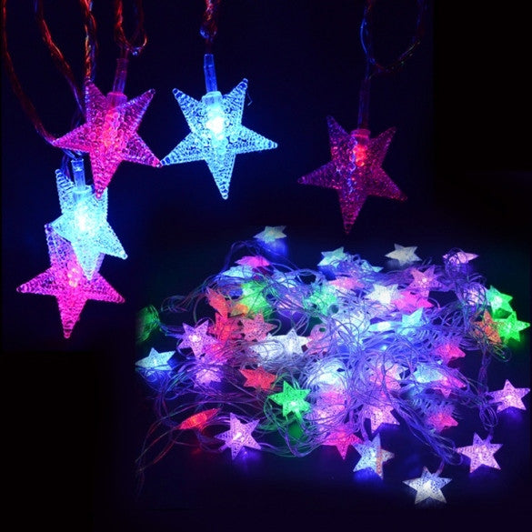 New 5M 28 LED Pentagram String Fairy Light festival Party Wedding Decoration - Oh Yours Fashion - 1
