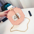 New Fashion Women Synthetic Leather Chain Tassel Handbag Shoulder Bag - Oh Yours Fashion - 4