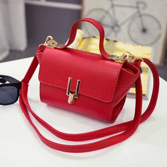 New Women Handbag Synthetic Leather Flap Bag Casual Party Soft Shoulder Bag Messenger Bag - Oh Yours Fashion - 1